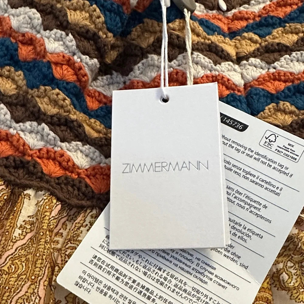 Zimmermann Multicolor Paisley Maxi Dress - Picture 4 of 5